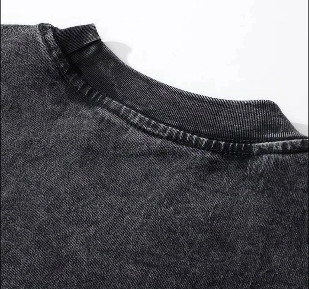 ACID WASHED DROP SHOULDER